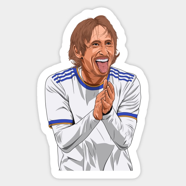 Luka Modrić Sticker by Ades_194